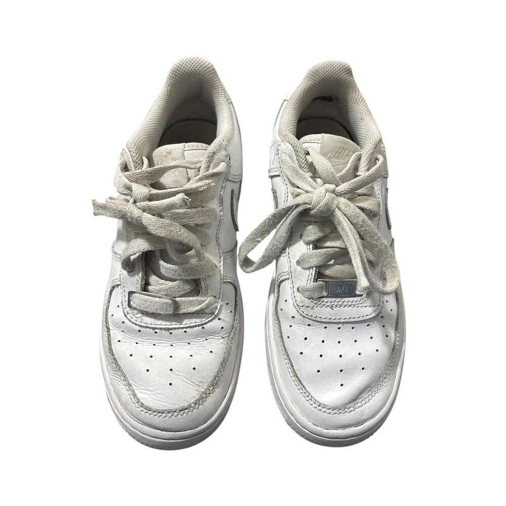 Nike Air Force 1 Low '07 Triple White Sneakers Size 4.5Y AF1